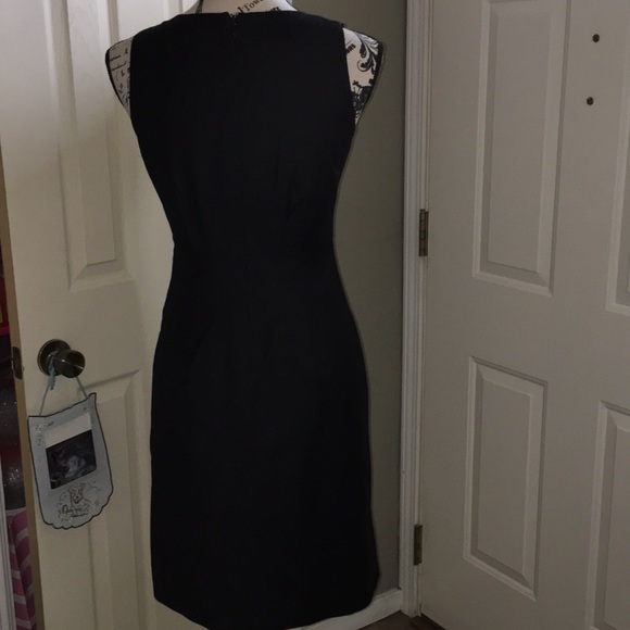 3/15$👛J. Crew black wool dress LIKE NEW - Picture 2 of 3